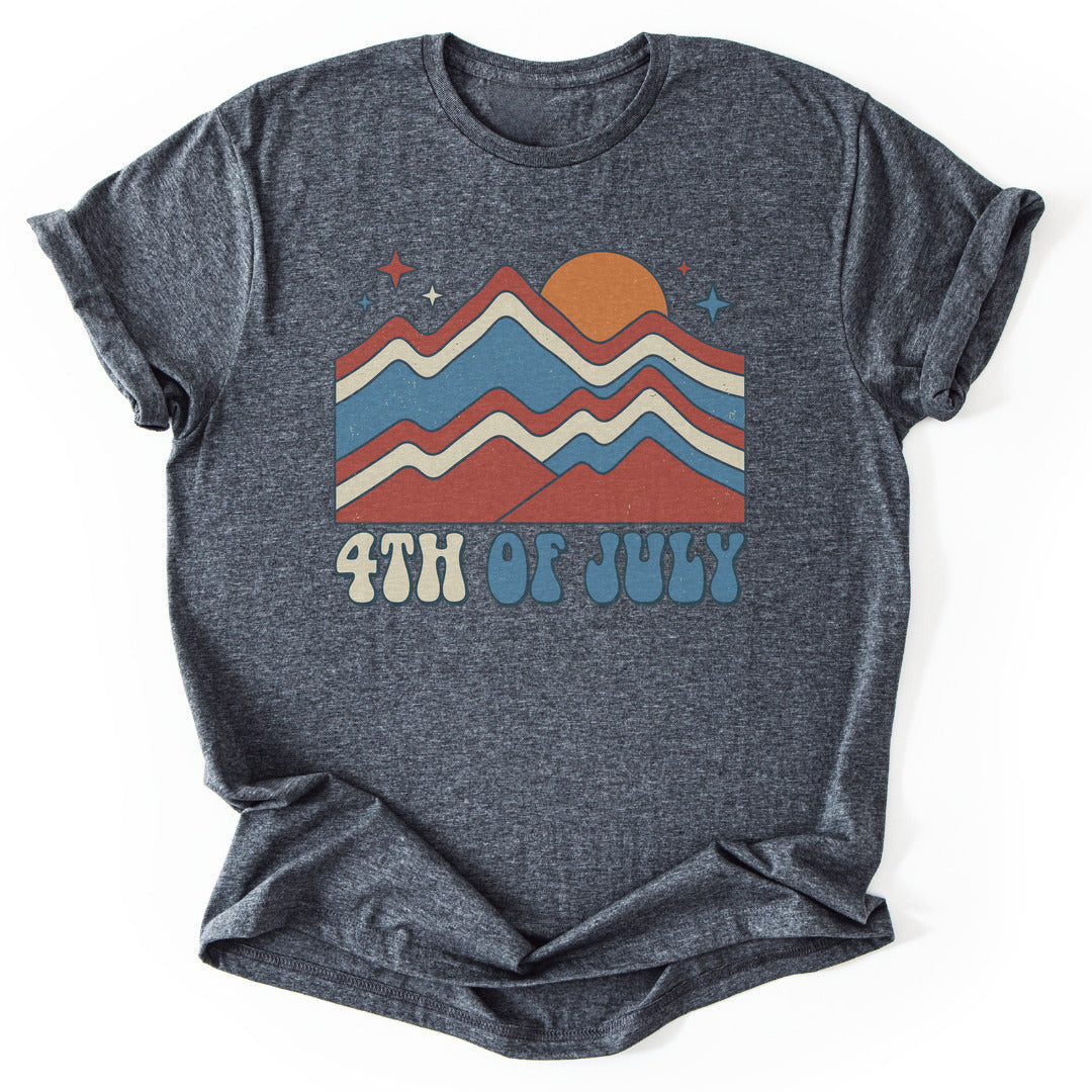 Independent Mountains T-Shirt - Nature Graphic Tee - Gift for Nature Lovers - Unisex