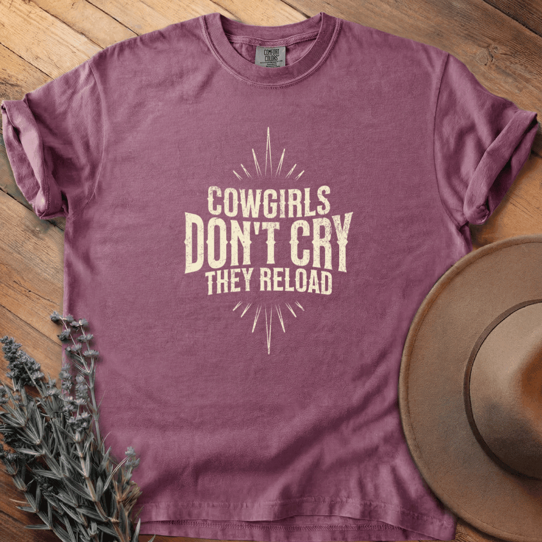 Cowgirls don't cry T-Shirt - Horse Graphic Tee - Gift for Horse Lovers - Unisex