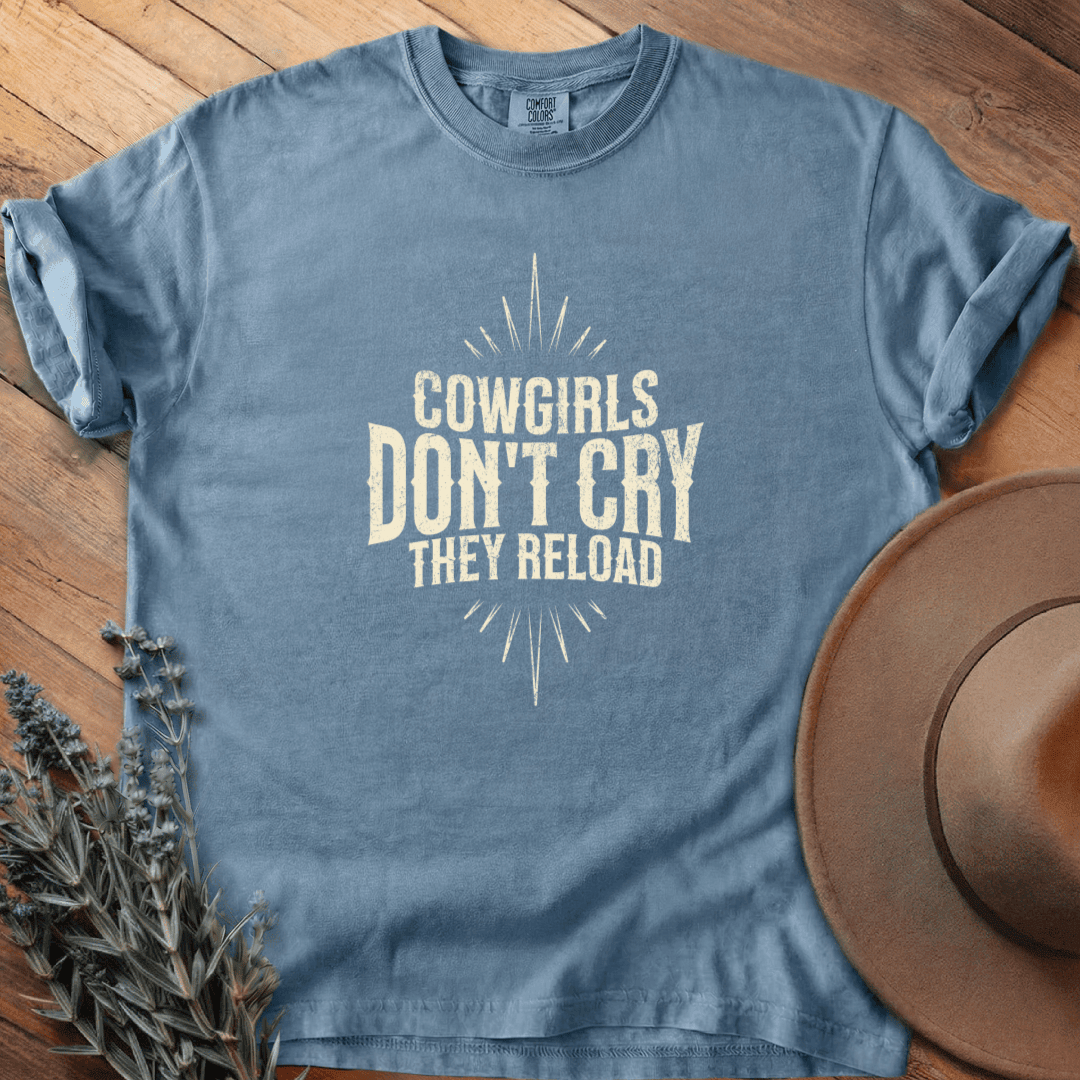 Cowgirls don't cry T-Shirt - Horse Graphic Tee - Gift for Horse Lovers - Unisex