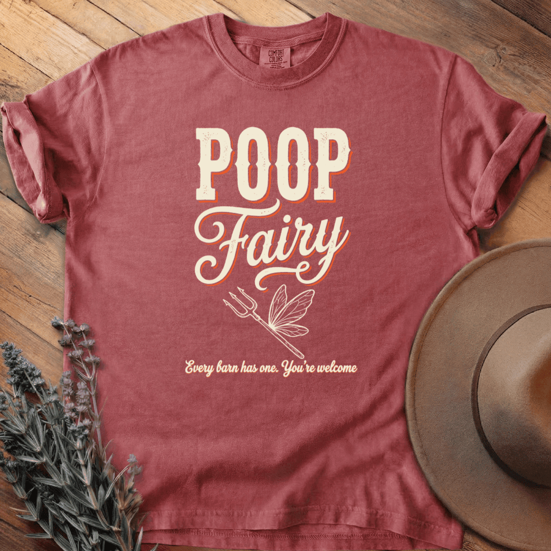Poop Fairy 2 T-Shirt - Horse Graphic Tee - Gift for Horse Lovers - Unisex