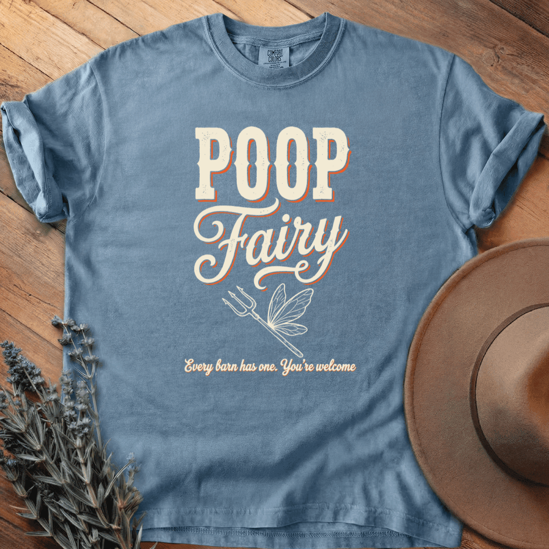 Poop Fairy 2 T-Shirt - Horse Graphic Tee - Gift for Horse Lovers - Unisex