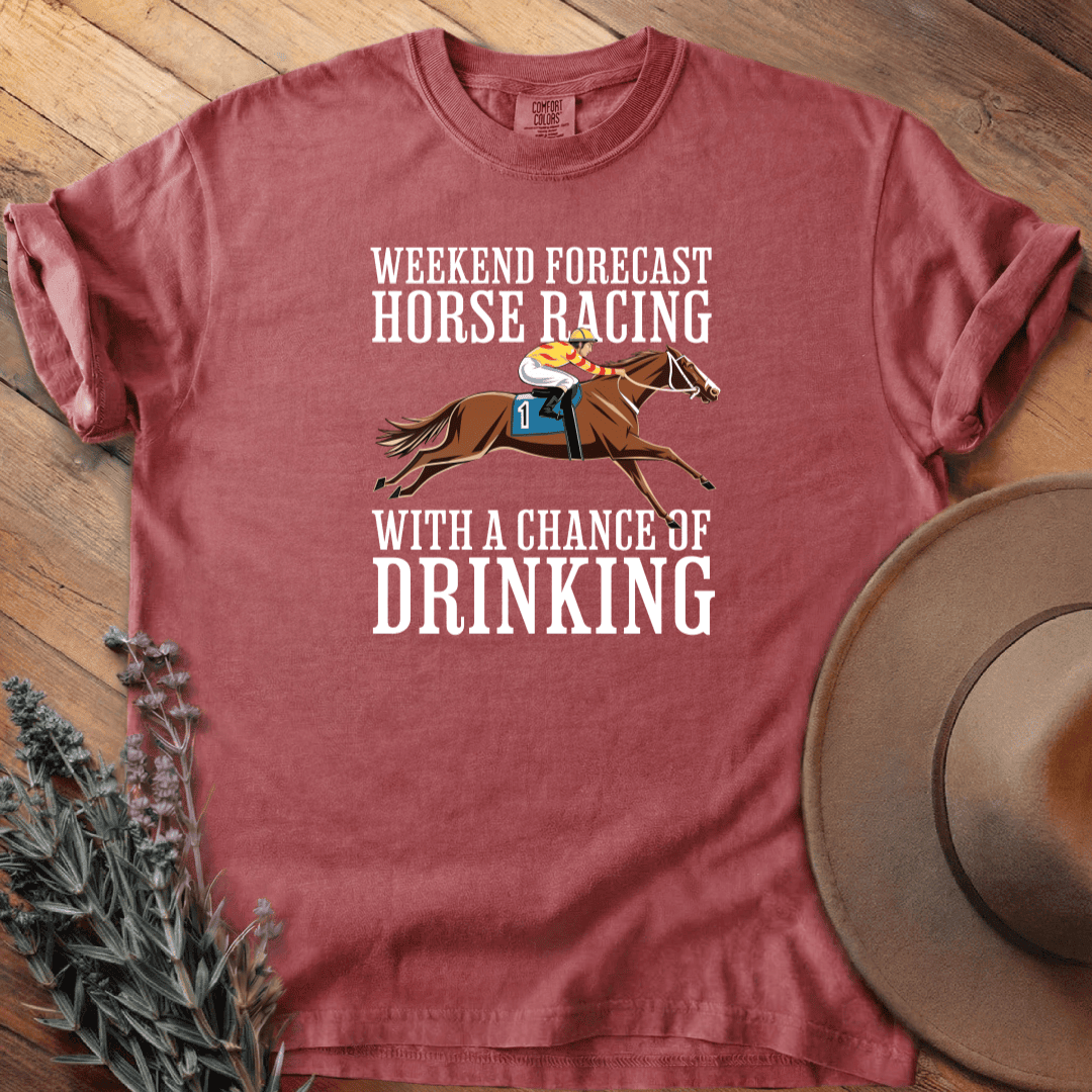 Horse Racing Weekend T-Shirt - Graphic Tee - Gift for Horse Lovers - Unisex