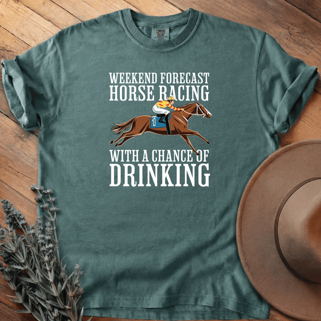 Horse Racing Weekend T-Shirt - Graphic Tee - Gift for Horse Lovers - Unisex