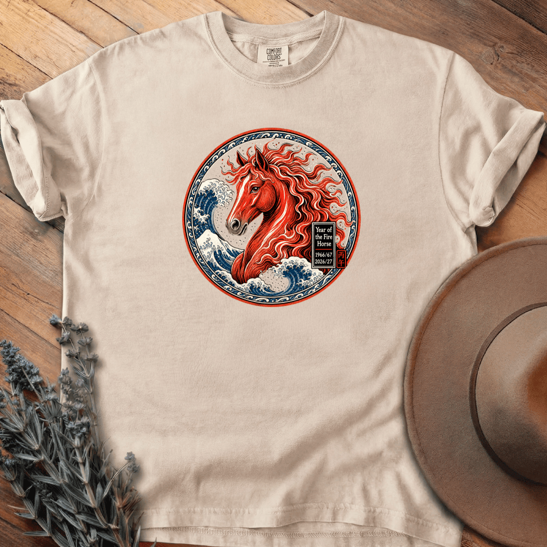 Year of the Fire Horse 27 T-Shirt - Graphic Tee - Gift for Horse Lovers - Unisex