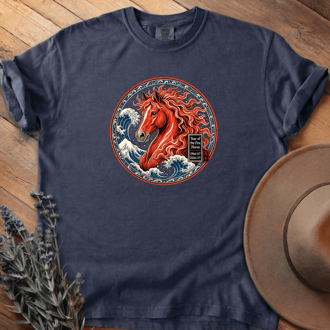 Year of the Fire Horse 27 T-Shirt - Graphic Tee - Gift for Horse Lovers - Unisex