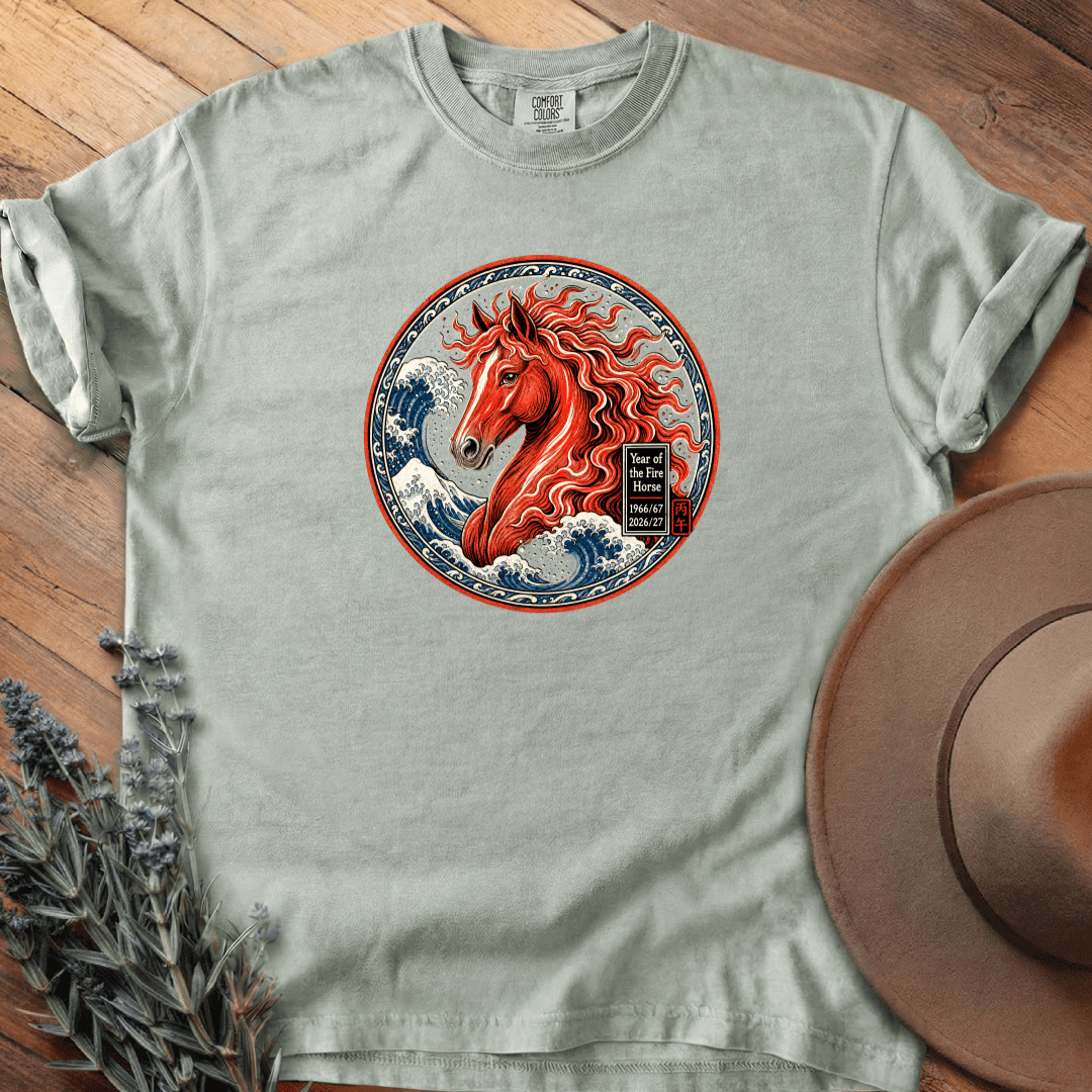Year of the Fire Horse 27 T-Shirt - Graphic Tee - Gift for Horse Lovers - Unisex
