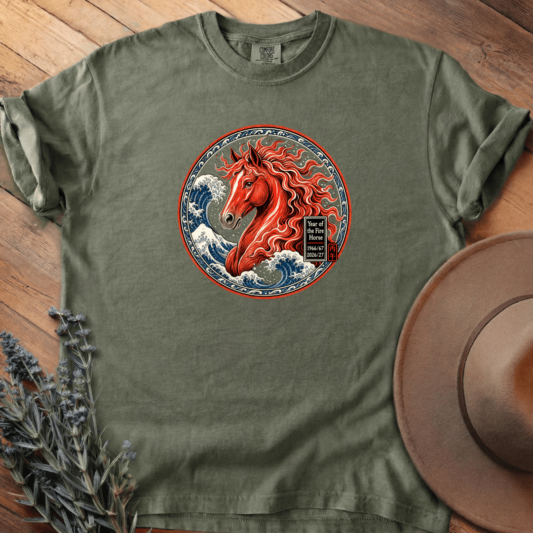 Year of the Fire Horse 27 T-Shirt - Graphic Tee - Gift for Horse Lovers - Unisex