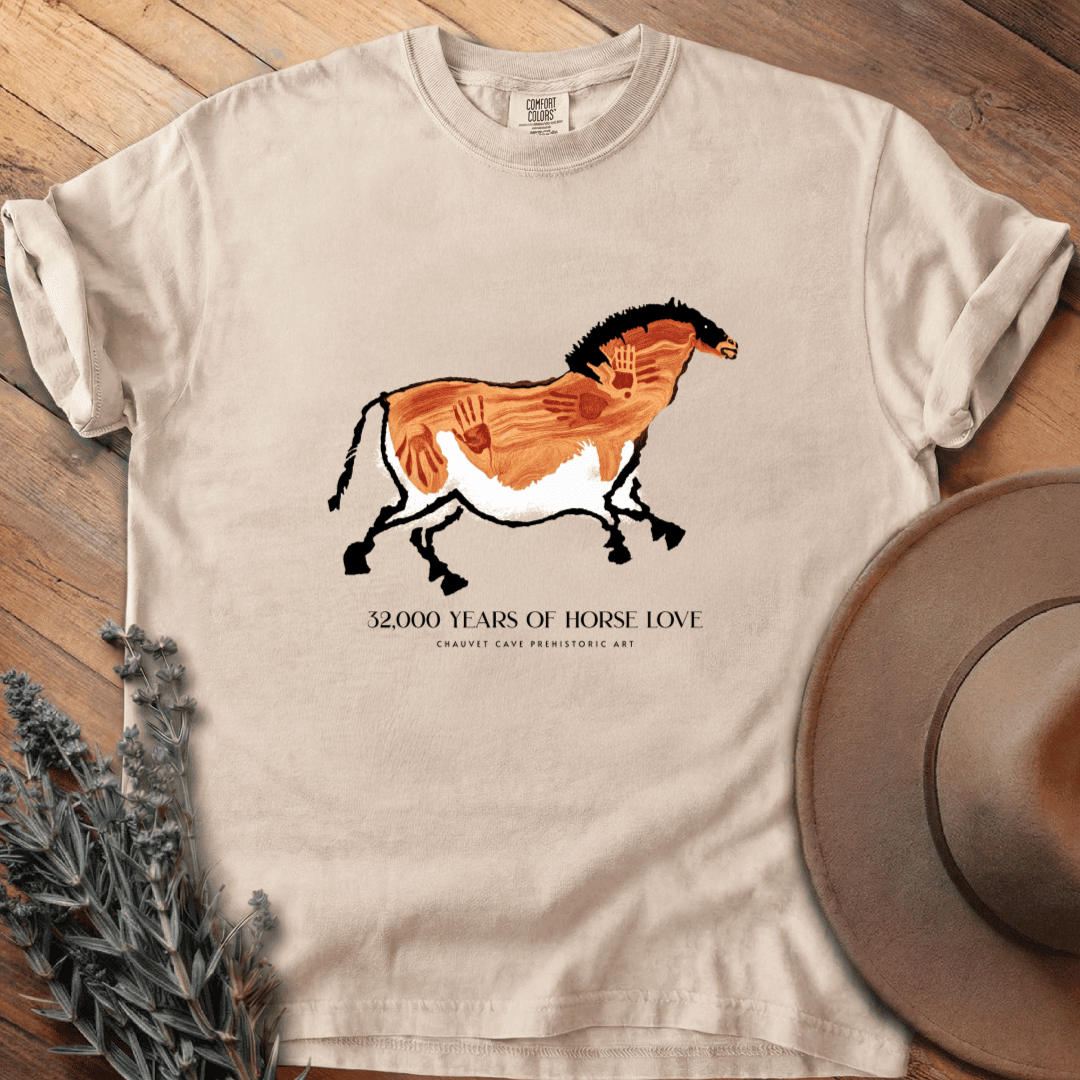 32,000 years of Horse Love T-Shirt - Graphic Tee - Gift for Horse Lovers - Unisex