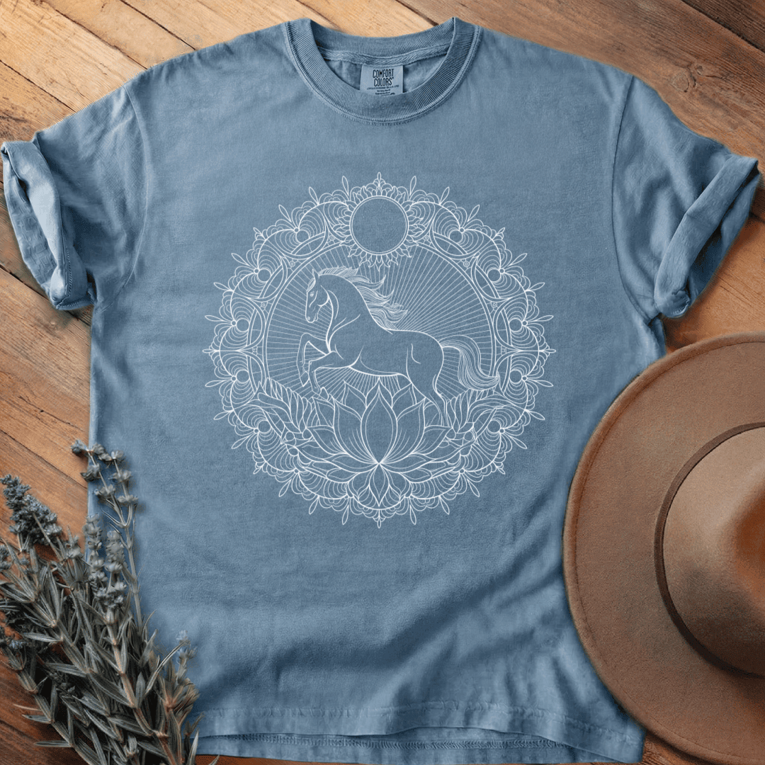 Mandala Horse T-shirt T-Shirt - Graphic Tee - Gift for Horse Lovers - Unisex