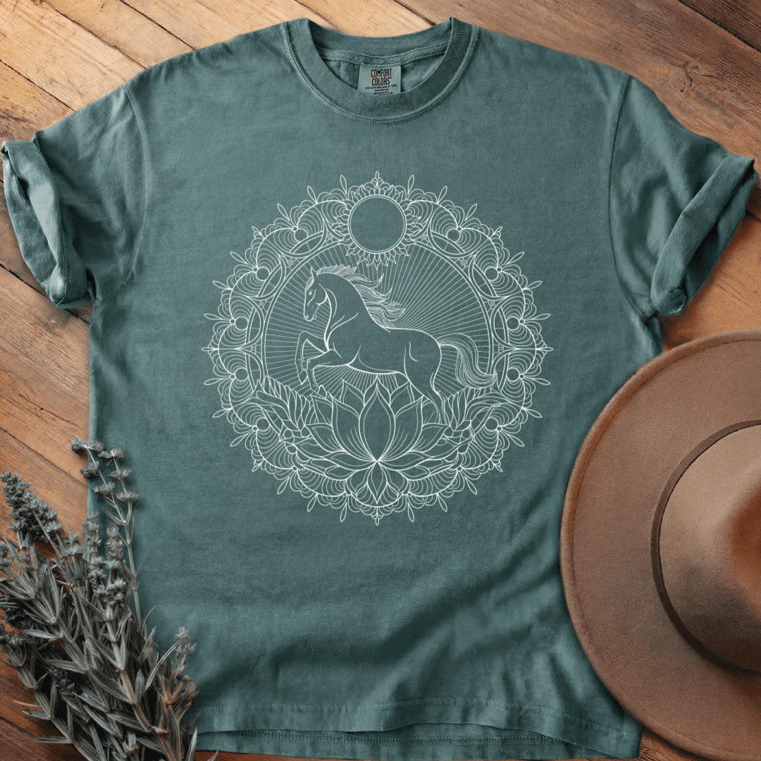 Mandala Horse T-shirt T-Shirt - Graphic Tee - Gift for Horse Lovers - Unisex