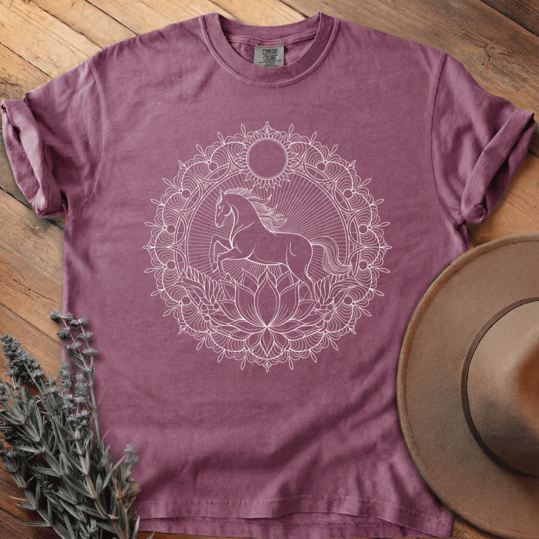 Mandala Horse T-shirt T-Shirt - Graphic Tee - Gift for Horse Lovers - Unisex