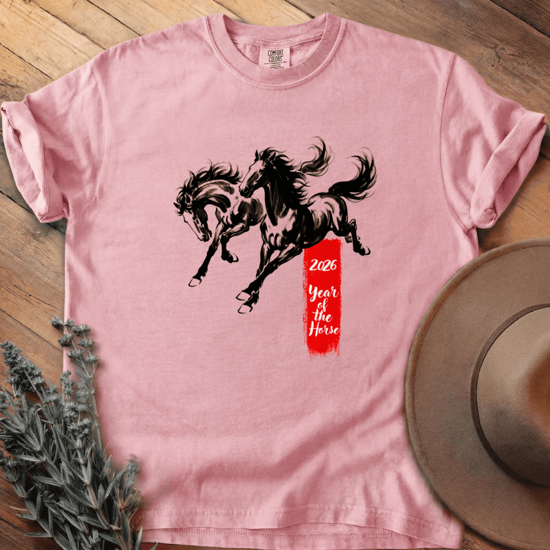 Year Of The Horse 4 T-Shirt - Graphic Tee - Gift for Horse Lovers - Unisex