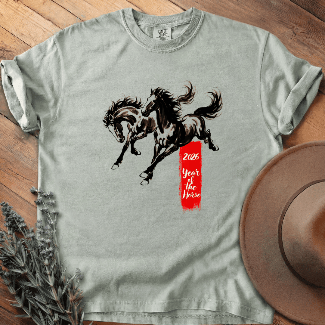 Year Of The Horse 4 T-Shirt - Graphic Tee - Gift for Horse Lovers - Unisex