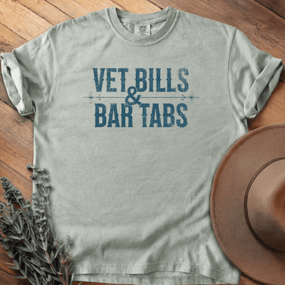 Vet Bills & Bar Tabs T-Shirt - Horse Graphic Tee - Gift for Horse Lovers - Unisex