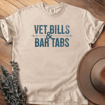 Vet Bills & Bar Tabs T-Shirt - Horse Graphic Tee - Gift for Horse Lovers - Unisex