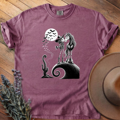 Witch Hat And Cowboy Boots T-Shirt - Horse Graphic Tee - Gift for Horse Lovers - Unisex