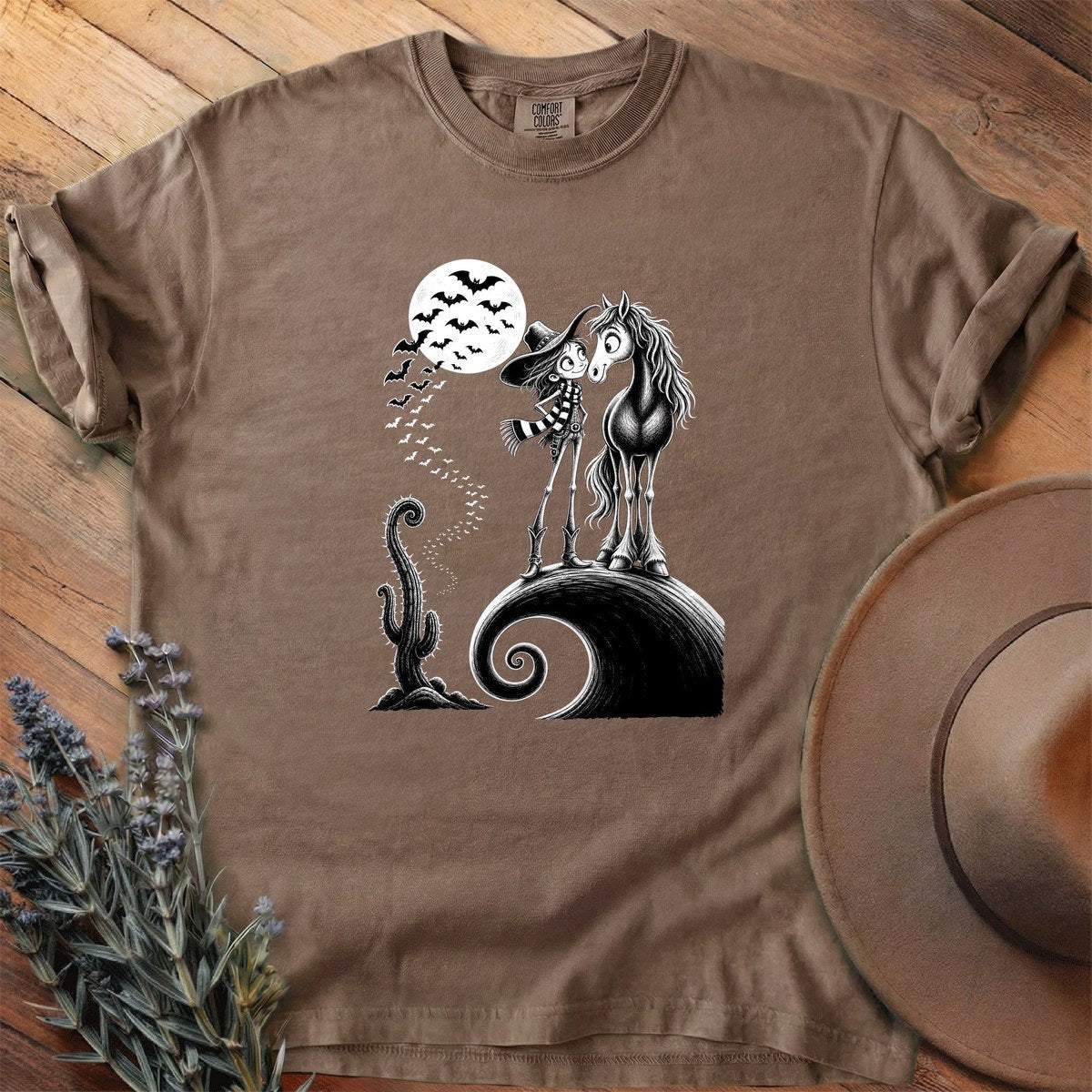 Witch Hat And Cowboy Boots T-Shirt - Horse Graphic Tee - Gift for Horse Lovers - Unisex