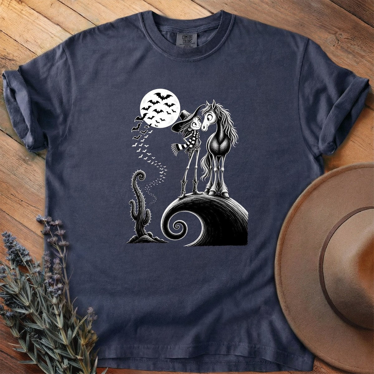 Witch Hat And Cowboy Boots T-Shirt - Horse Graphic Tee - Gift for Horse Lovers - Unisex