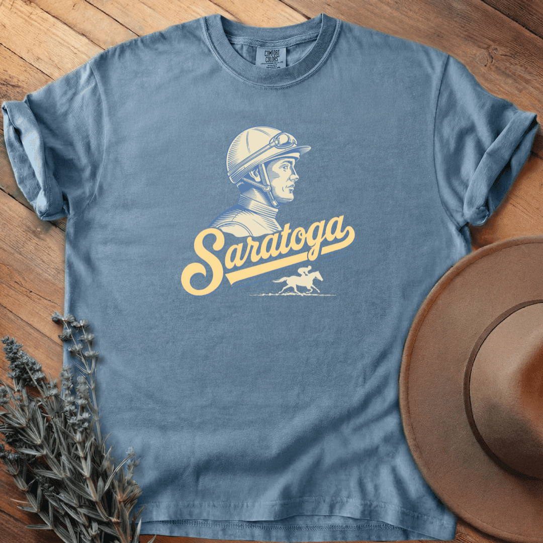 Saratoga T-Shirt - Horse Graphic Tee - Gift for Horse Lovers - Unisex