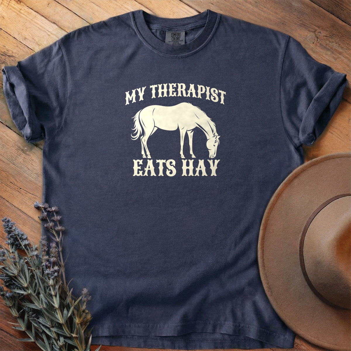 Equine Therapy T-Shirt - Horse Graphic Tee - Gift for Horse Lovers - Unisex