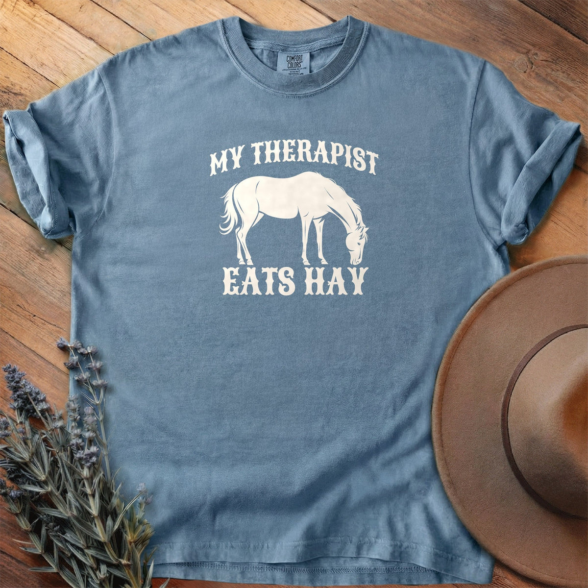 Equine Therapy T-Shirt - Horse Graphic Tee - Gift for Horse Lovers - Unisex