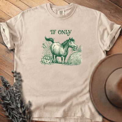 If Only T-Shirt - Horse Graphic Tee - Gift for Horse Lovers - Unisex