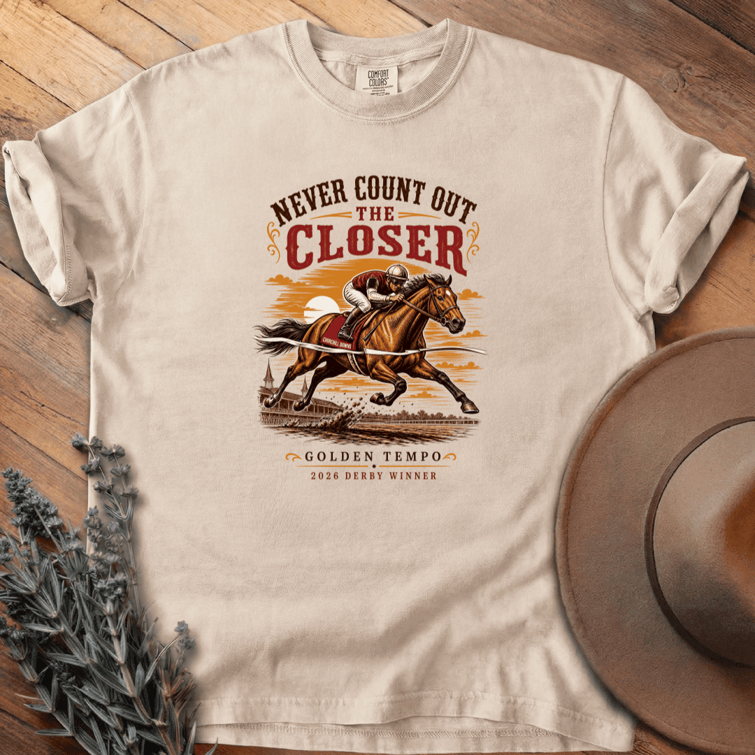 Golden Tempo 8 T-Shirt - Horse Graphic Tee - Gift for Horse Lovers - Unisex
