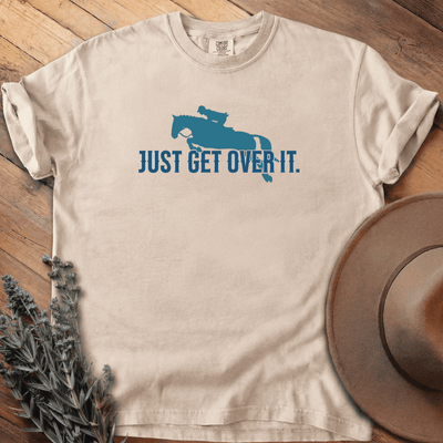 Just Get Over It T-Shirt - Horse Graphic Tee - Gift for Horse Lovers - Unisex