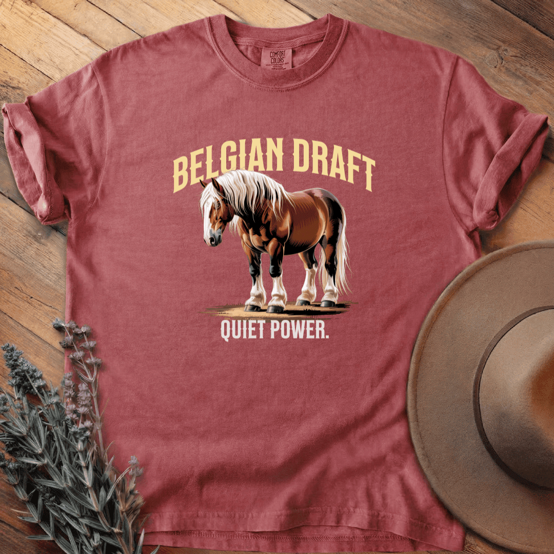 Belgian Draft T-Shirt - Horse Graphic Tee - Gift for Horse Lovers - Unisex