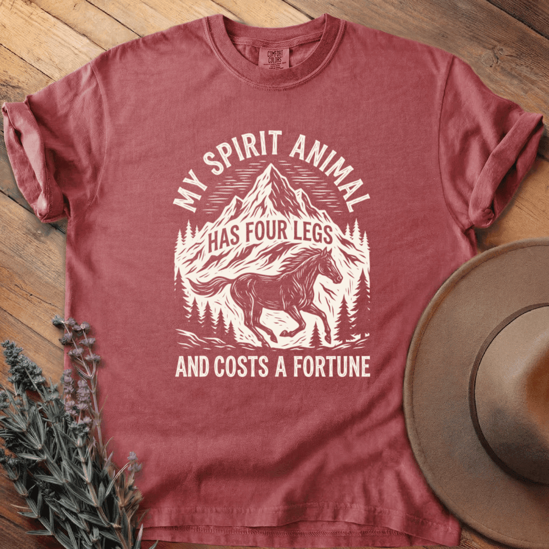 My Spirit Animal T-Shirt - Horse Graphic Tee - Gift for Horse Lovers - Unisex