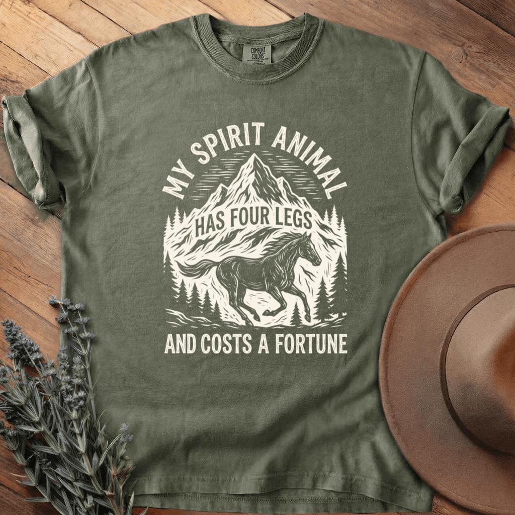 My Spirit Animal T-Shirt - Horse Graphic Tee - Gift for Horse Lovers - Unisex
