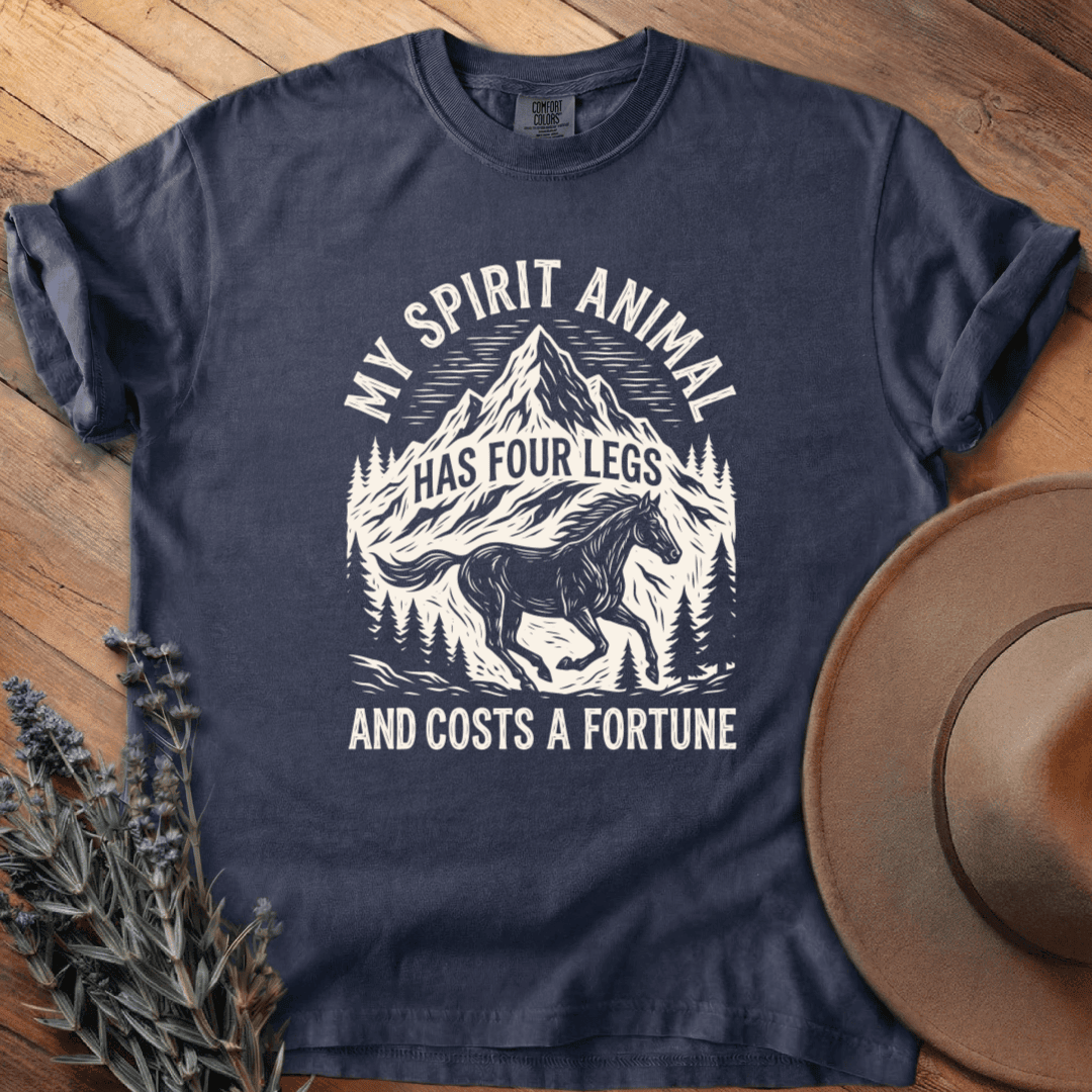 My Spirit Animal T-Shirt - Horse Graphic Tee - Gift for Horse Lovers - Unisex