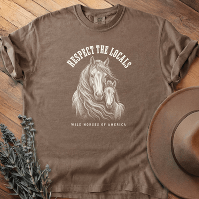 Respect the Locals 3 T-Shirt - Horse Graphic Tee - Gift for Horse Lovers - Unisex