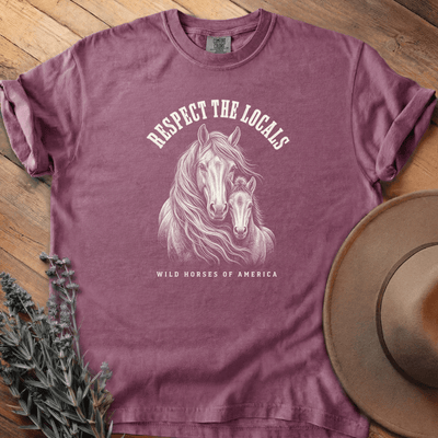 Respect the Locals 3 T-Shirt - Horse Graphic Tee - Gift for Horse Lovers - Unisex