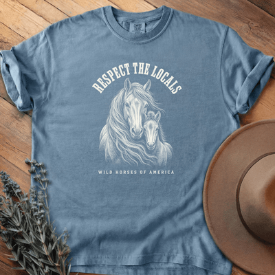 Respect the Locals 3 T-Shirt - Horse Graphic Tee - Gift for Horse Lovers - Unisex