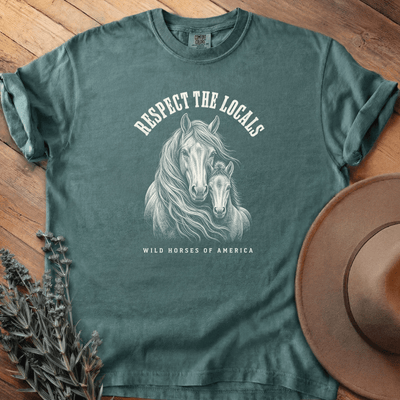 Respect the Locals 3 T-Shirt - Horse Graphic Tee - Gift for Horse Lovers - Unisex