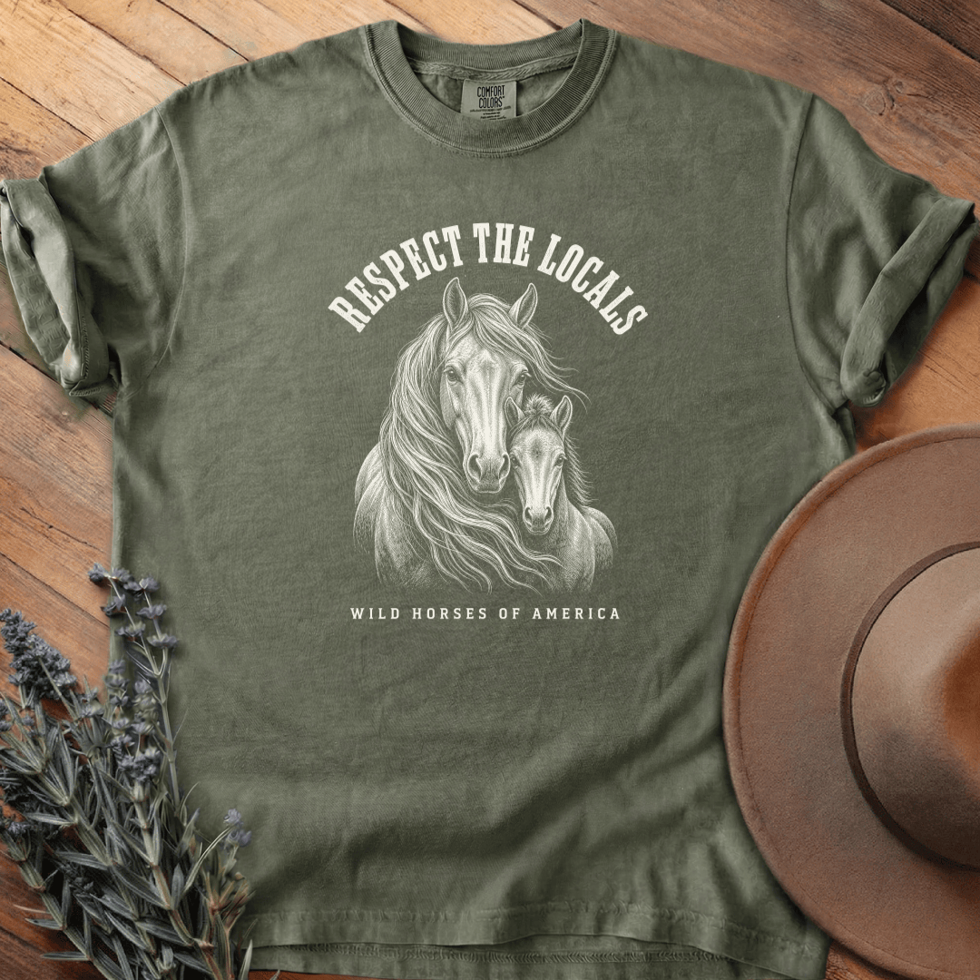Respect the Locals 3 T-Shirt - Horse Graphic Tee - Gift for Horse Lovers - Unisex