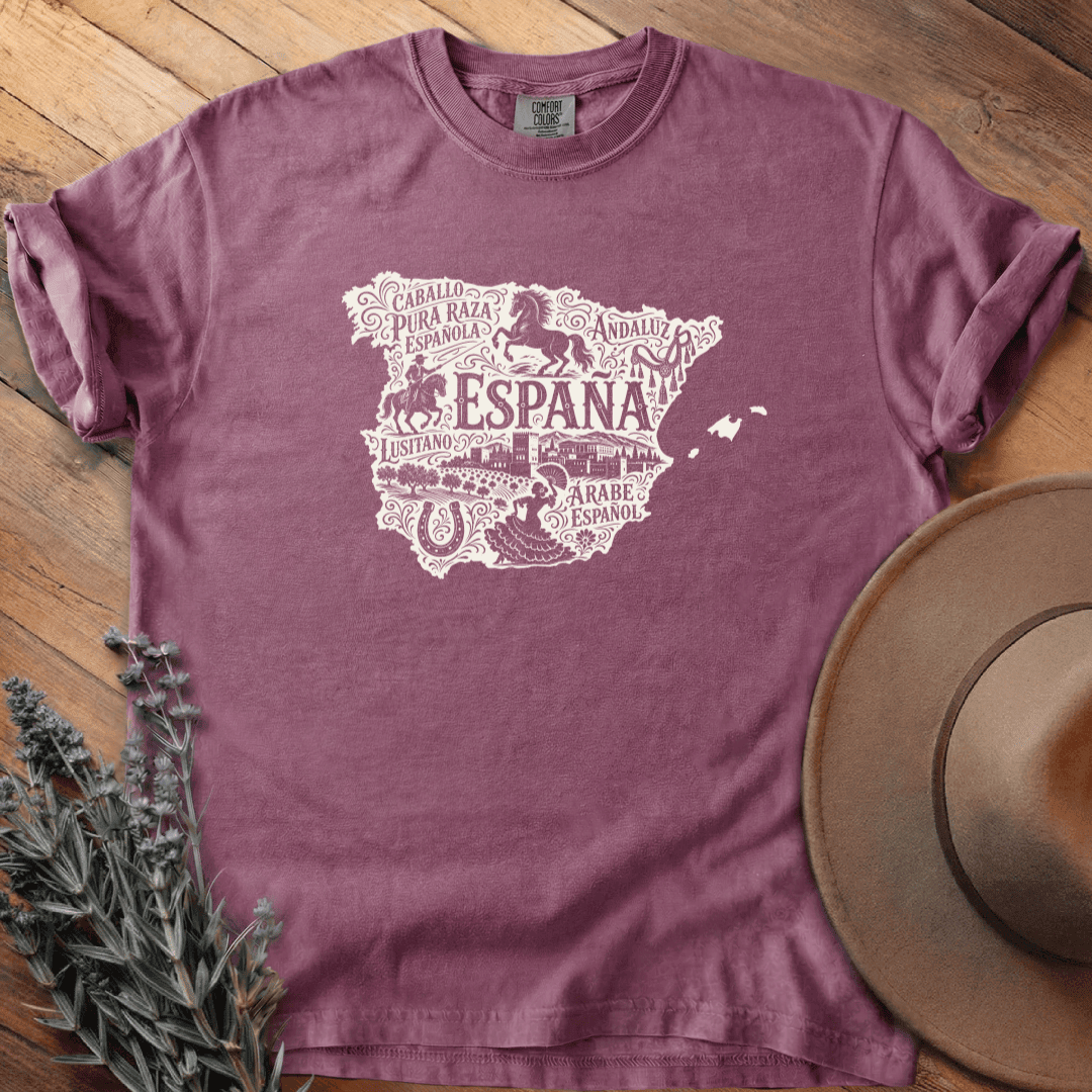 Espana & los Caballos T-Shirt - Horse Graphic Tee - Gift for Horse Lovers - Unisex