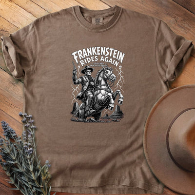 Frankenstein Rides Again T-Shirt - Horse Graphic Tee - Gift for Horse Lovers - Unisex