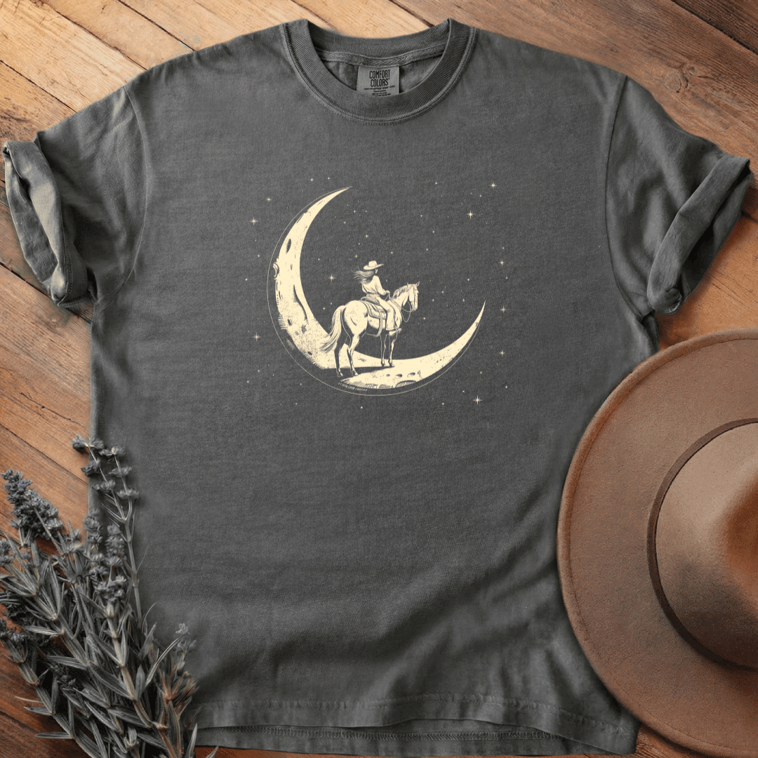 Moon Rider T-Shirt - Horse Graphic Tee - Gift for Horse Lovers - Unisex