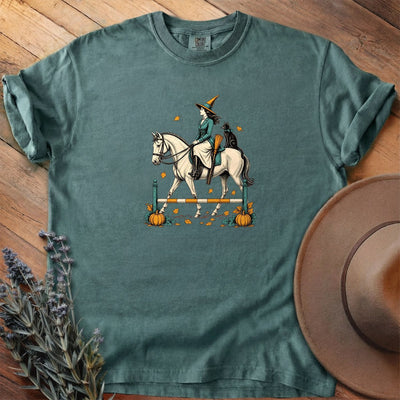 My Broom Has Four Legs T-Shirt - Horse Graphic Tee - Gift for Horse Lovers - Unisex