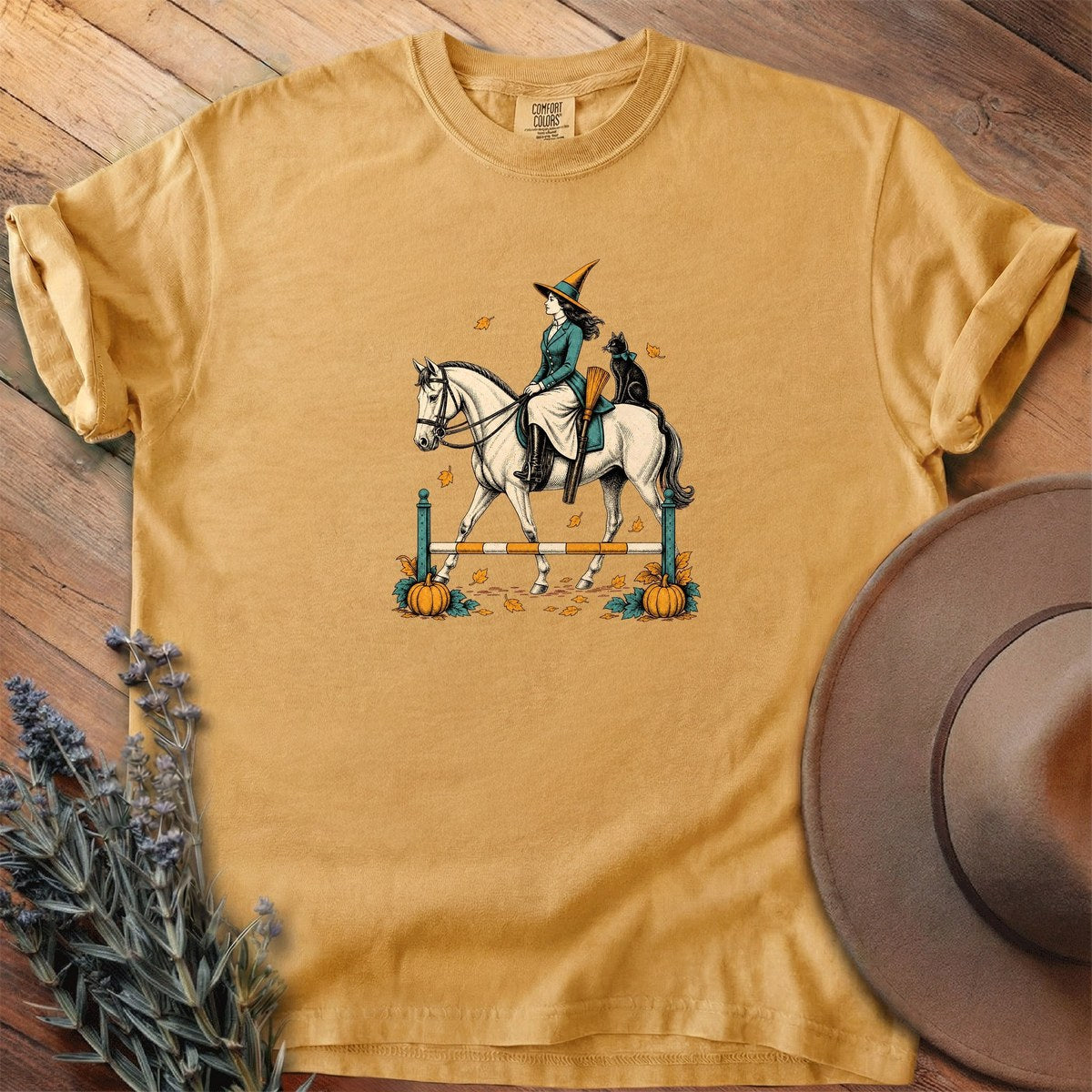 My Broom Has Four Legs T-Shirt - Horse Graphic Tee - Gift for Horse Lovers - Unisex