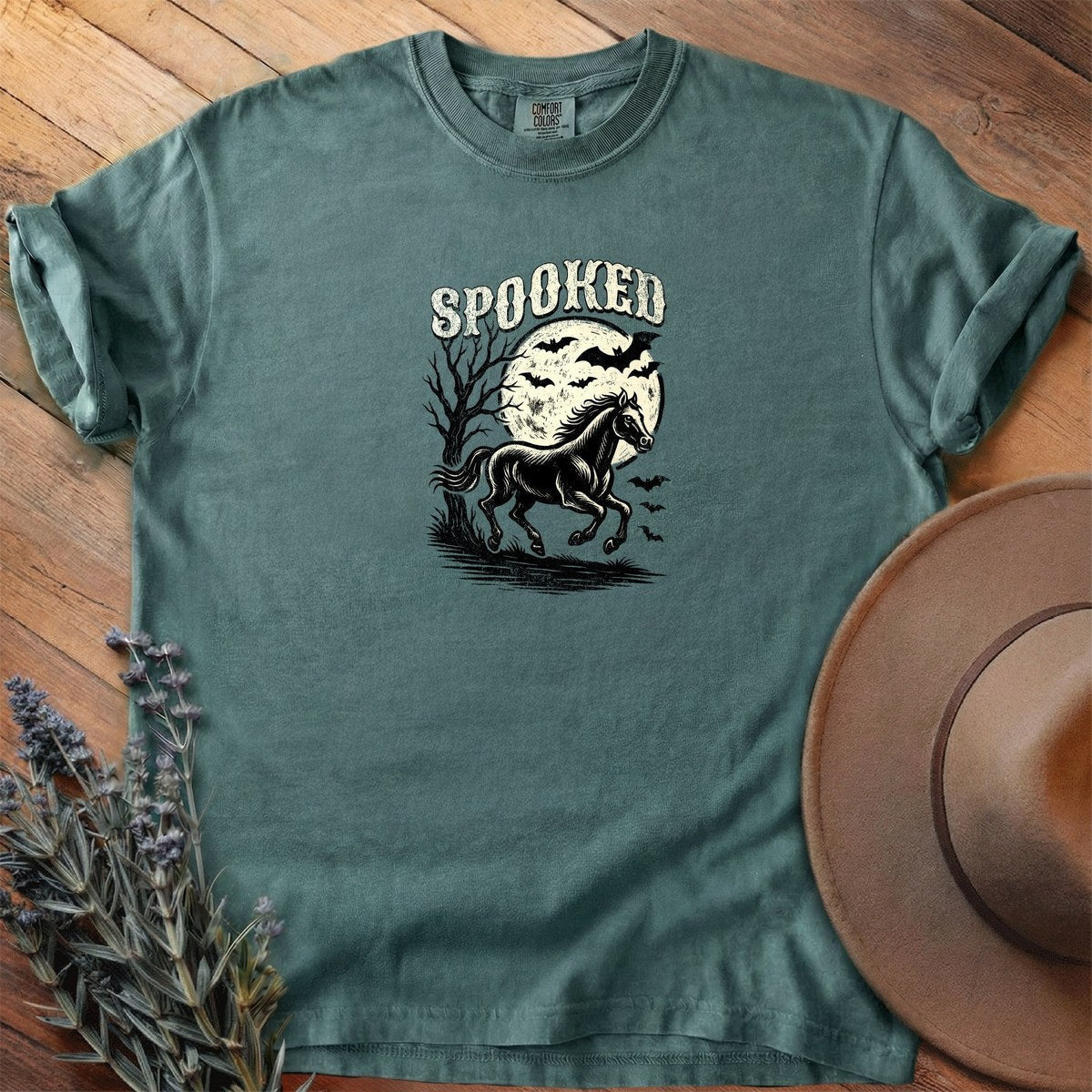 Spooked T-Shirt - Horse Graphic Tee - Gift for Horse Lovers - Unisex