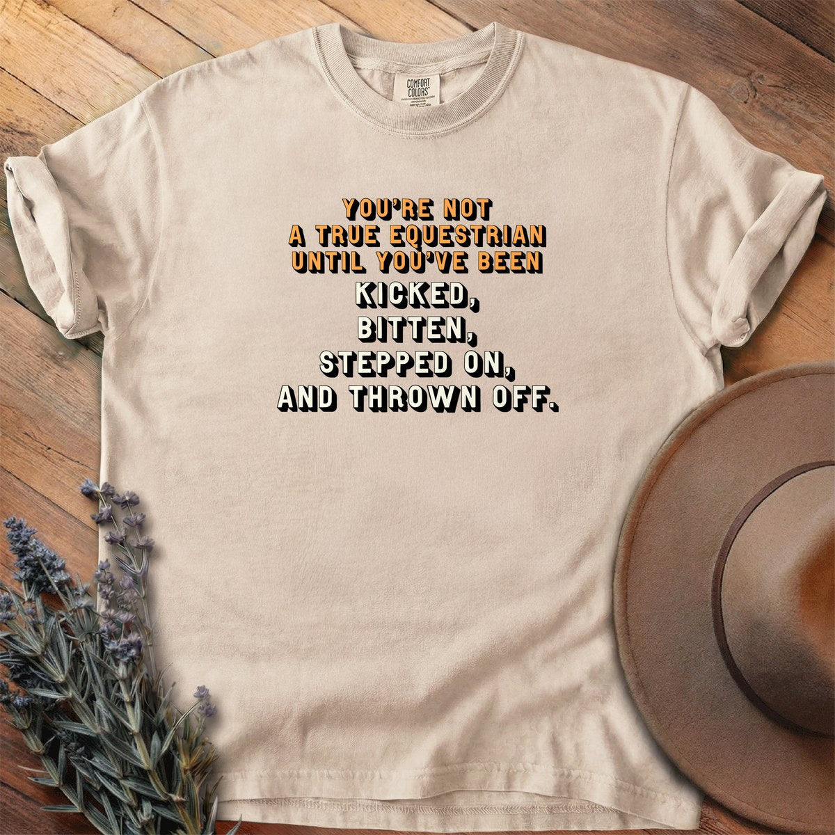 True Equestrian T-Shirt - Horse Graphic Tee - Gift for Horse Lovers - Unisex