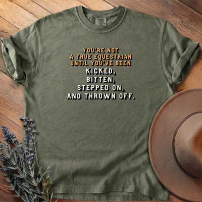 True Equestrian T-Shirt - Horse Graphic Tee - Gift for Horse Lovers - Unisex