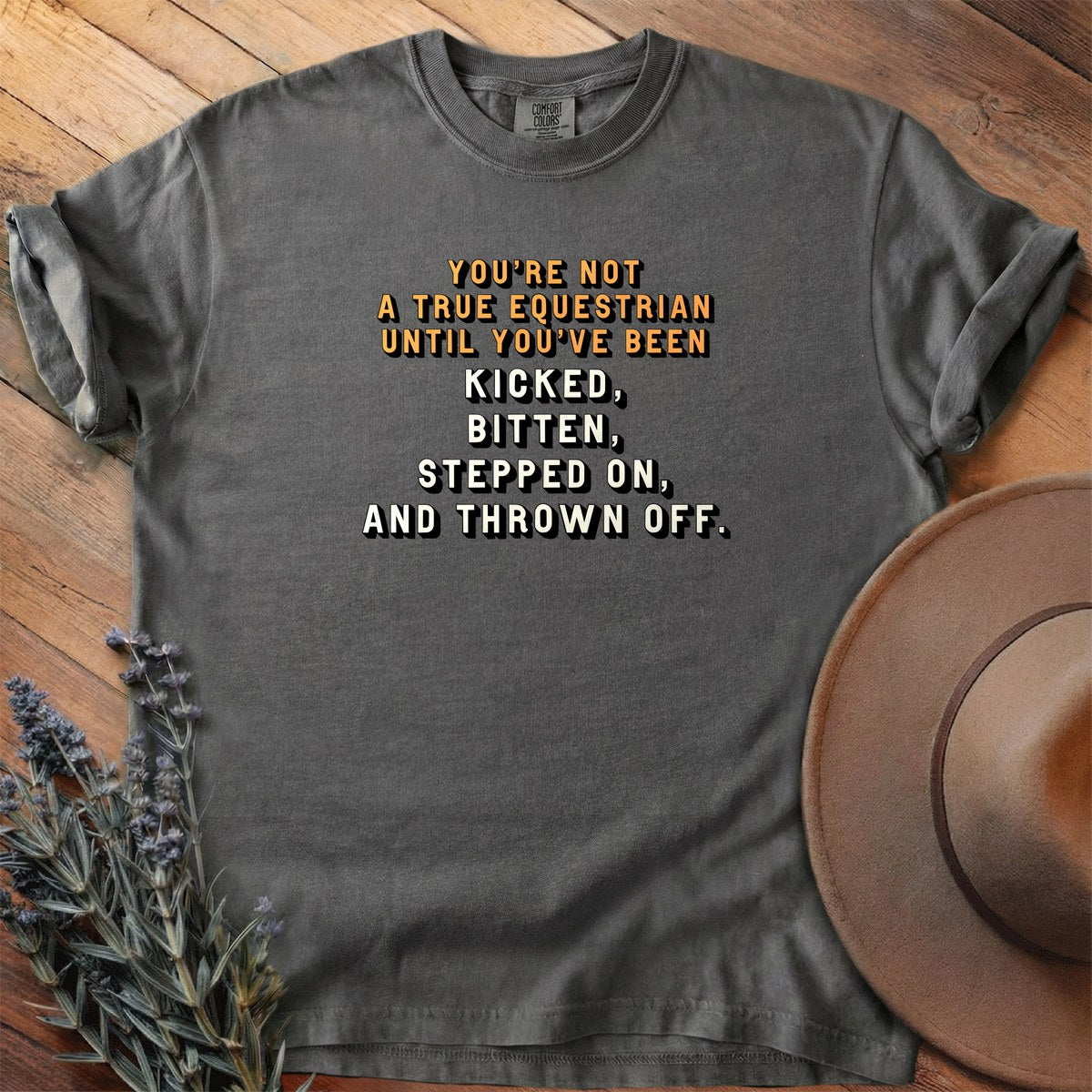 True Equestrian T-Shirt - Horse Graphic Tee - Gift for Horse Lovers - Unisex