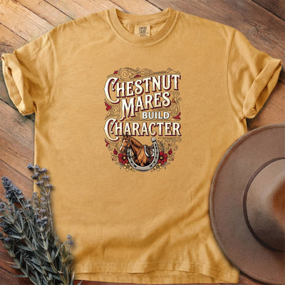 Chestnut Mare Build Character T-Shirt - Horse Graphic Tee - Gift for Horse Lovers - Unisex