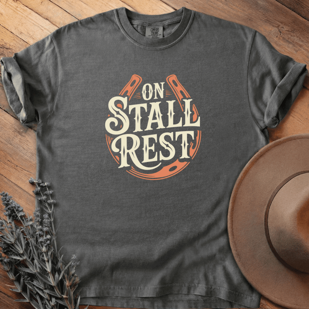 On Stall Rest T-Shirt - Horse Graphic Tee - Gift for Horse Lovers - Unisex