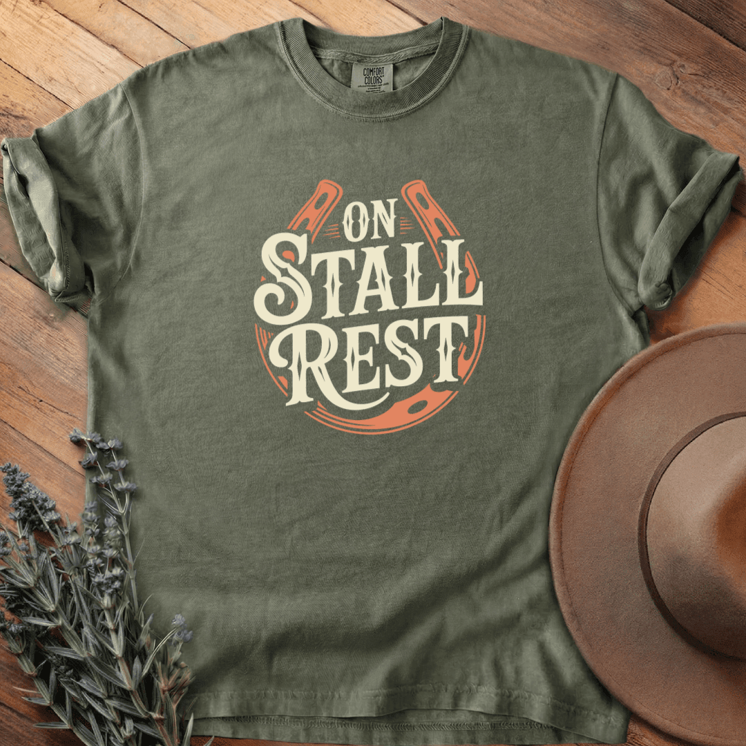 On Stall Rest T-Shirt - Horse Graphic Tee - Gift for Horse Lovers - Unisex
