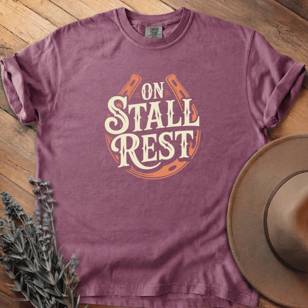 On Stall Rest T-Shirt - Horse Graphic Tee - Gift for Horse Lovers - Unisex